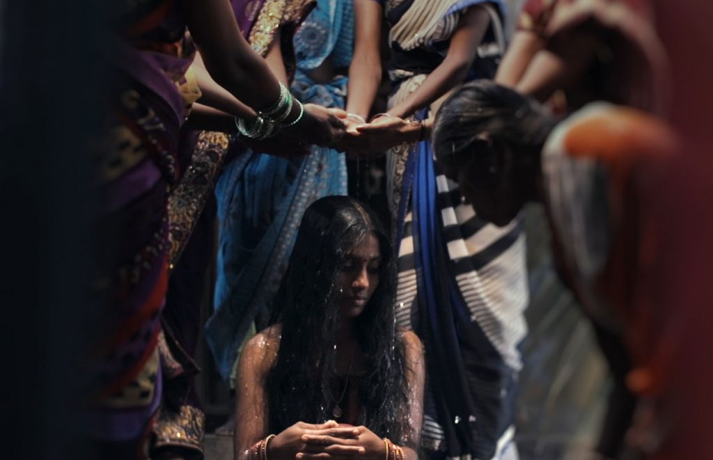 Girl in puberty ceremony, Tamil Nadu, southern India