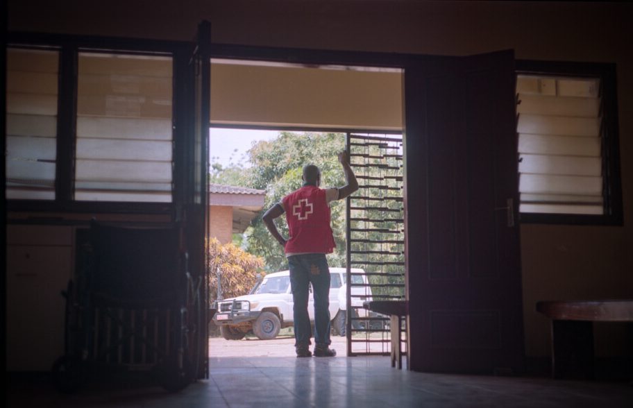 Red Cross Volunteer, Muslim enclave, Bangui, Central African Republic