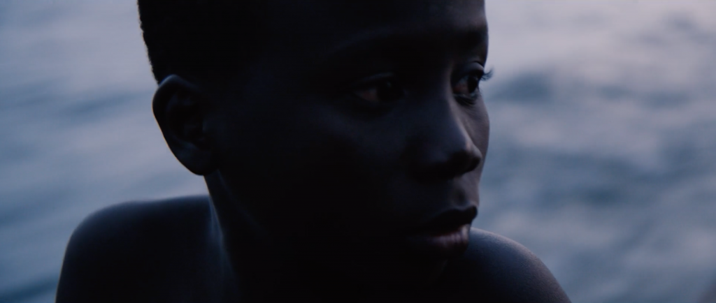 Child in the fishing industry on Lake Volta, Ghana